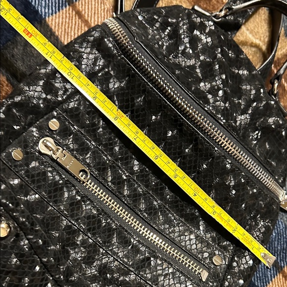 Milly Black Textured Backpack - Picture 5 of 9